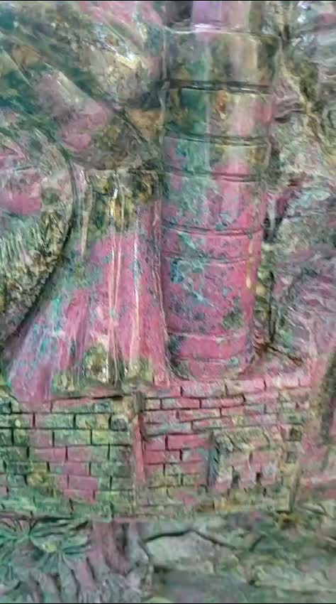 Temple Mount Column · Carved in Corundum
